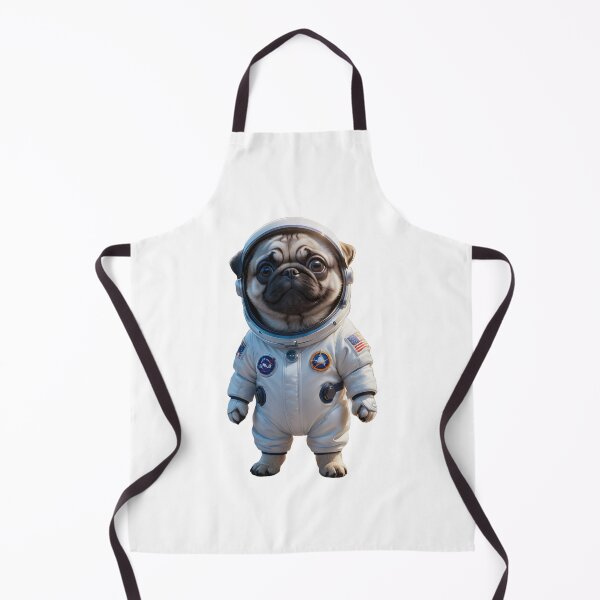 Item preview, Brave Pug dog Astronaut designed and sold by GiwuArt777.