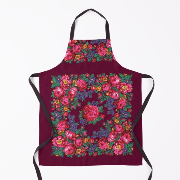 Item preview, Burgundy / Pink Tea Rose Native Floral Print designed and sold by JMWCD.