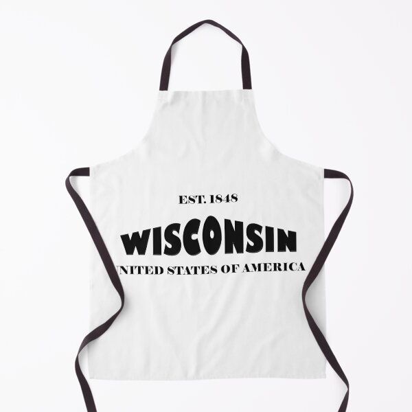 Item preview, Wisconsin Statehood Original TRI-U (Black on White) by Mistah Wilson designed and sold by The Street Sign Store.