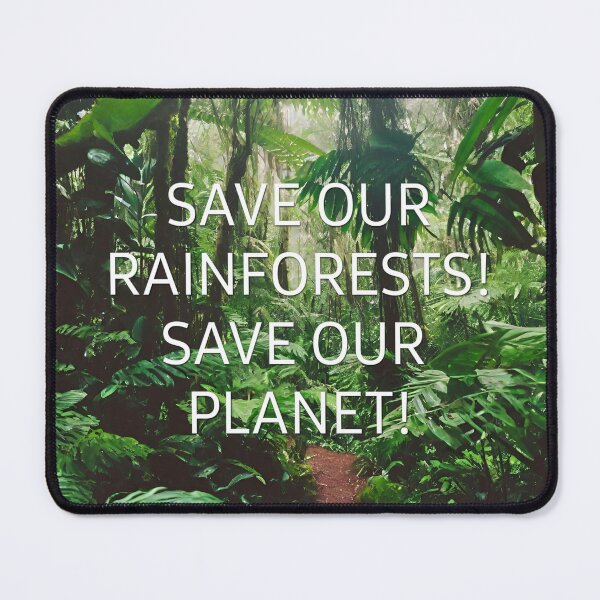 Item preview, Save Our Rainforests! Save Our Planet! designed and sold by Gaborai.