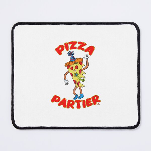 Item preview, Pizza Partier Funny Cartoon Slice Pizza Character designed and sold by mytshirtfort.