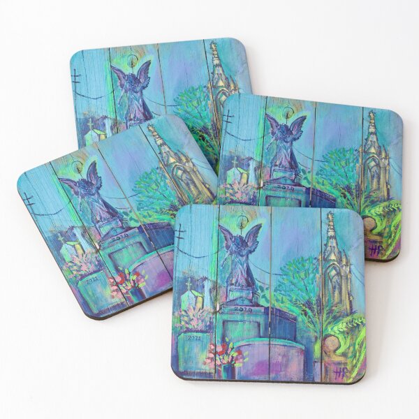 Item preview, NOLA Cemetery on reclaimed fence boards - RIP 2020-2021 designed and sold by hayleyroussel.