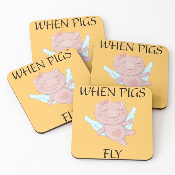 Item preview,  When pigs fly (funny) (V2) designed and sold by PeacefulHShop.