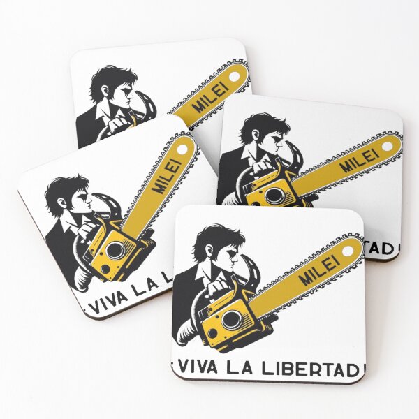 Item preview, Perfil motosierra de Javier Milei, ¡Viva la Libertad! designed and sold by SilverFrog.