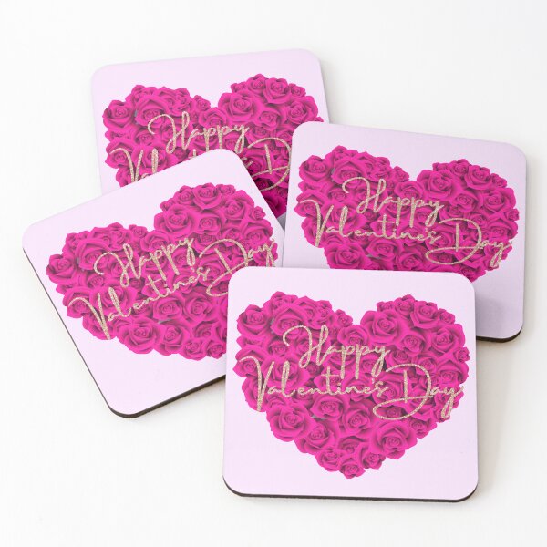 Item preview, PINK ROSES  HAPPY VALENTINES DAY DESIGN designed and sold by asudesign.