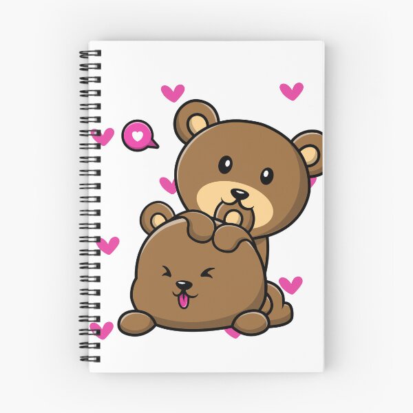 Aperçu de l'œuvre Deux ours mignons le jour de la Saint-Valentin créée et vendue par WienMerch.