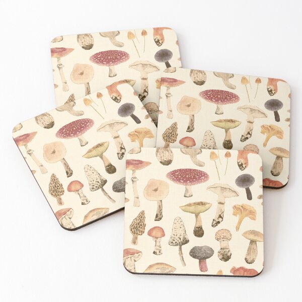 Item preview, Mushroom Season in retro style designed and sold by Kate Vasilchenko Art & Design.