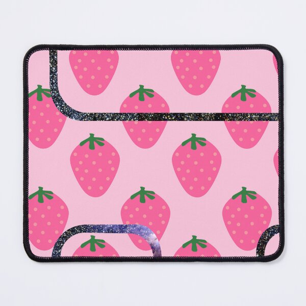 Item preview, Pink and grey aesthetic strawberry glitter designed and sold by CandyVenom.