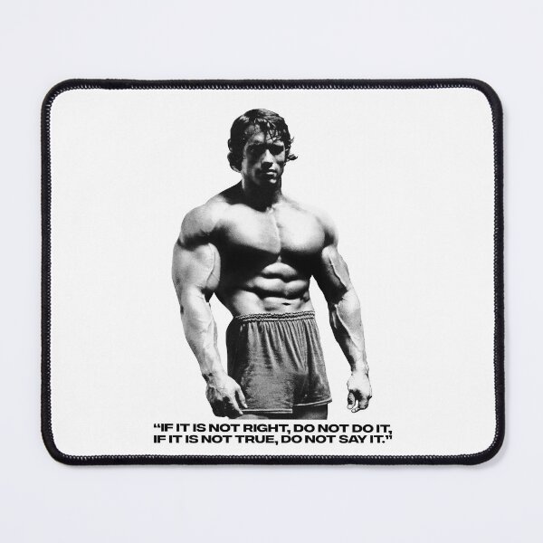 Item preview, Stoic Quote “If it is not right, do not do it, if it is not true, do not say it.” Arnold Schwarzenegger Fan art designed and sold by HuzaifaNaveedh.