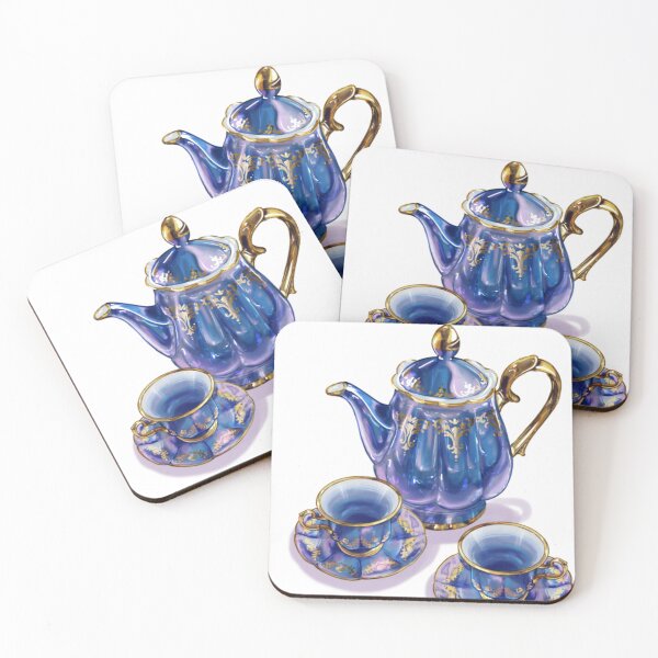 Item preview, Tea set midnight  designed and sold by TrixianArt.