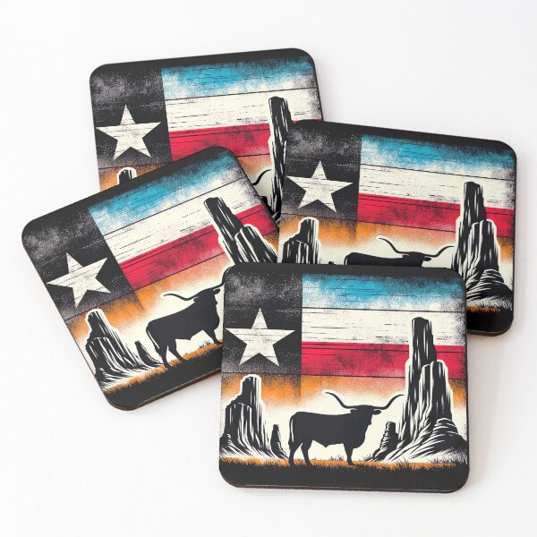 Artikelvorschau, Lone Star State Pride – Texas-Flagge und Landschaftsfusion entworfen und verkauft von MnDShirts.