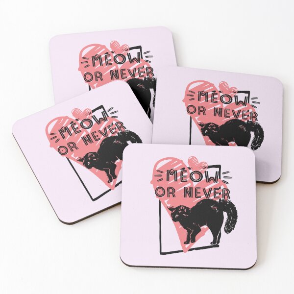 Item preview, Meow Black Cat Fixed designed and sold by Ecmoprints.
