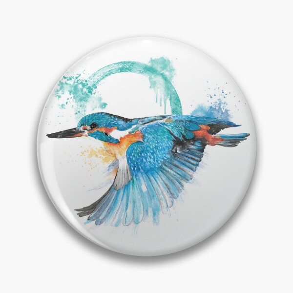 Item preview, Kingfisher in Flight designed and sold by Moana Matron Designs.