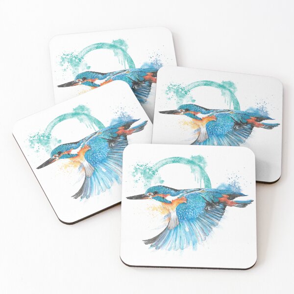 Item preview, Kingfisher in Flight designed and sold by Moana Matron Designs.