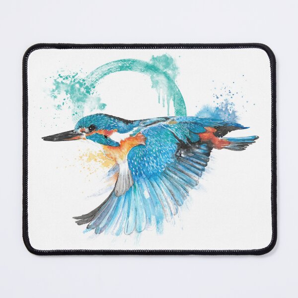 Item preview, Kingfisher in Flight designed and sold by Moana Matron Designs.