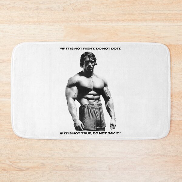 Item preview, Stoic Quote “If it is not right, do not do it, if it is not true, do not say it.” Arnold Schwarzenegger Fan art designed and sold by HuzaifaNaveedh.