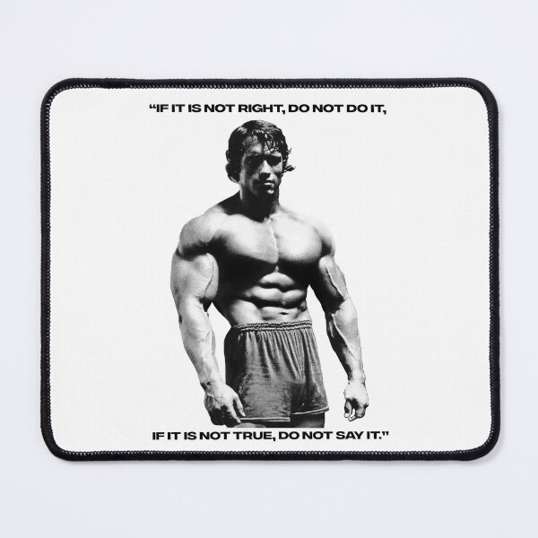 Item preview, Stoic Quote “If it is not right, do not do it, if it is not true, do not say it.” Arnold Schwarzenegger Fan art designed and sold by HuzaifaNaveedh.