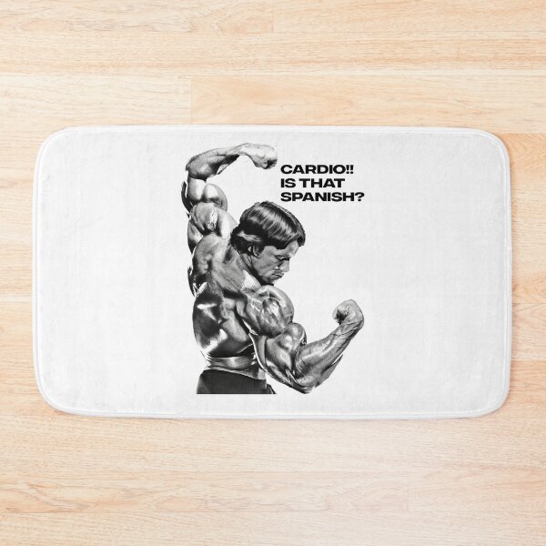 Item preview, Cardio!! is that Spanish? Arnold Schwarzenegger Fan art designed and sold by HuzaifaNaveedh.