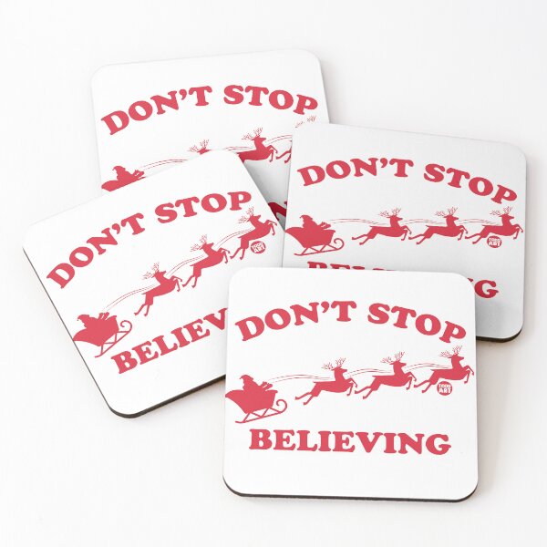 Item preview, DONT STOP BELIEVING SANTA designed and sold by TODD GOLDMAN.