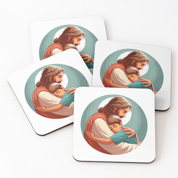 Item preview, Jesus Hug - Christian - Jesus Love - Christian Gift  designed and sold by stylishdzign.