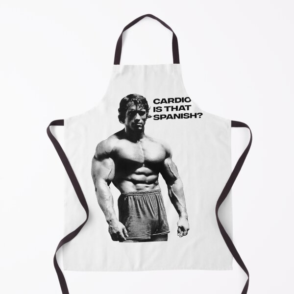 Item preview, Cardio? is that Spanish? Arnold Schwarzenegger Fan art designed and sold by HuzaifaNaveedh.