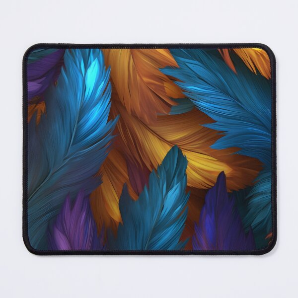 Item preview, Vibrant colorful feather textured print designed and sold by dcrc.