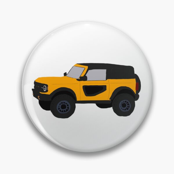 Item preview, Yellow Ford Bronco designed and sold by thegreenroom-.