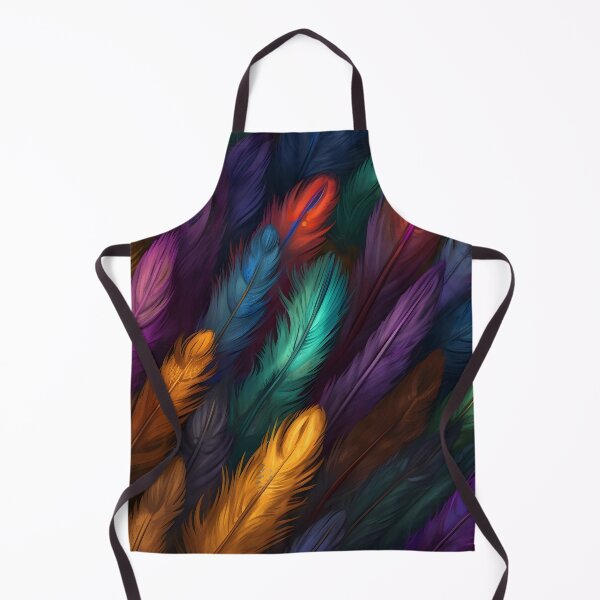 Item preview, vibrant colorful feather textured print designed and sold by dcrc.