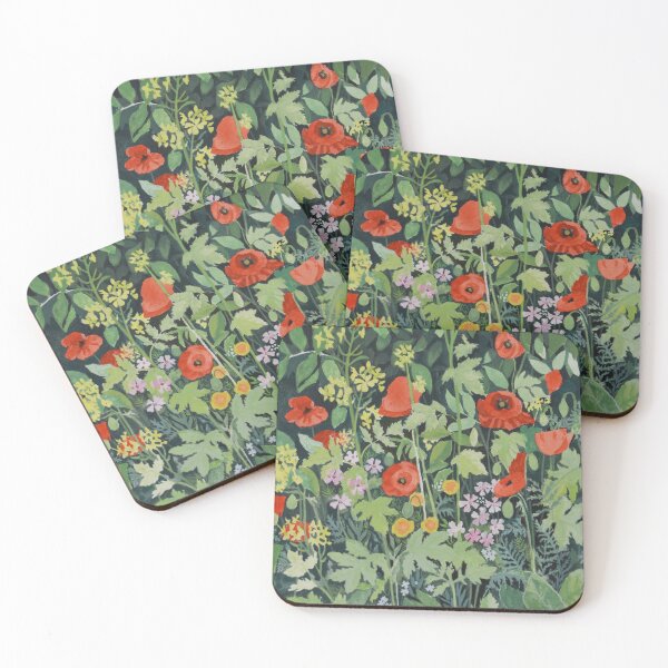 Item preview, Poppies in the Hedgerow designed and sold by AnneMcArt.
