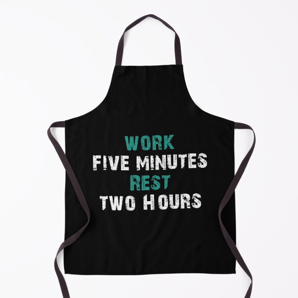 Item preview, "Work Five Minutes, Rest Two Hours" for lazy people! designed and sold by SimpleCosyLifee.