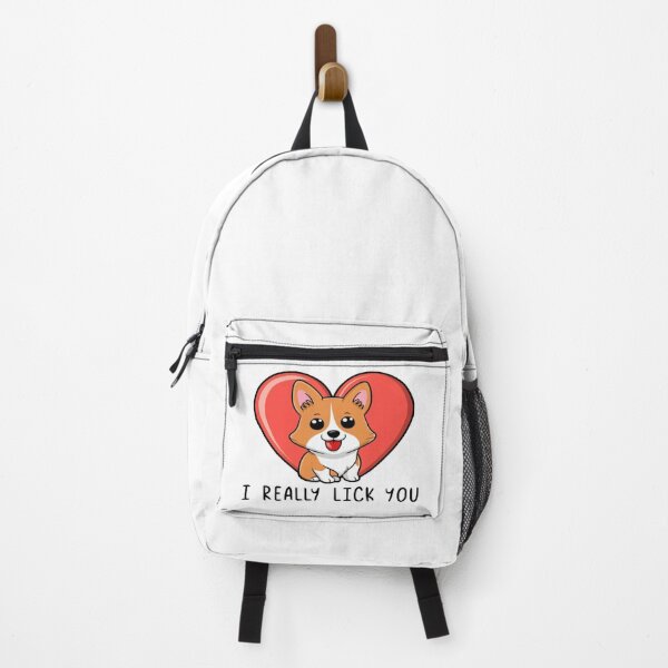 Item preview, Adorable Corgi Love "I really lick you" designed and sold by Sensepiphoria.