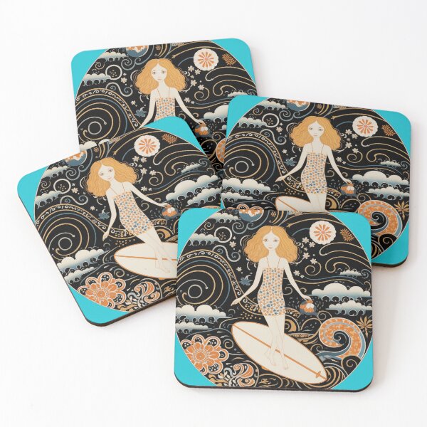 Item preview, Girl surfing  designed and sold by Snarkyalice0.