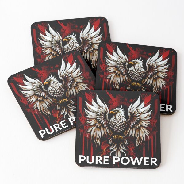 Item preview, Polish eagle with pure power inscription designed and sold by Vilemo.