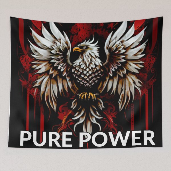 Item preview, Polish eagle with pure power inscription designed and sold by Vilemo.