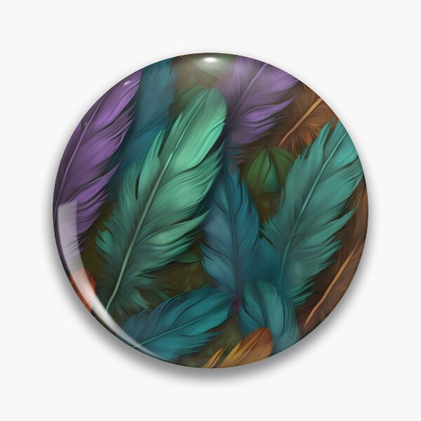 Item preview, vibrant colorful feather textured print designed and sold by dcrc.