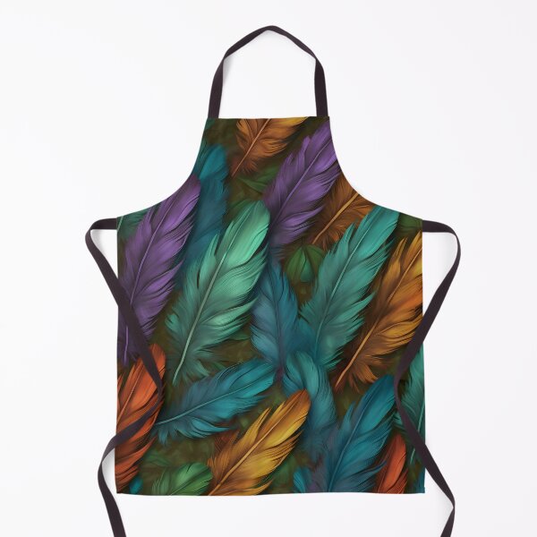Item preview, vibrant colorful feather textured print designed and sold by dcrc.