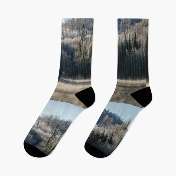 Item preview, Frosty November at the lake in Quebec designed and sold by Jola Martysz.
