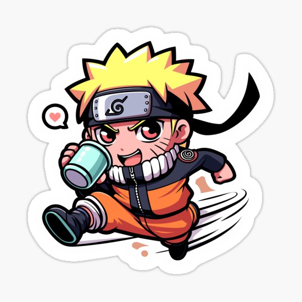 Manga Vintage naruto A 17w33 CCSticker Anime Decal Size 5 in