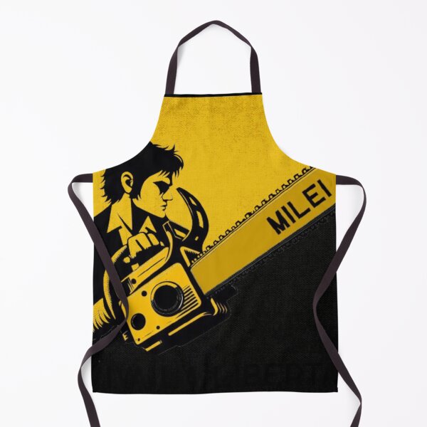 Item preview, Javier Milei with chainsaw, (with background) designed and sold by SilverFrog.