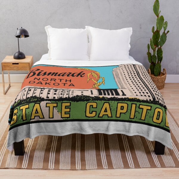 Item preview, Vintage Style Bismarck ND designed and sold by Decal Mania.
