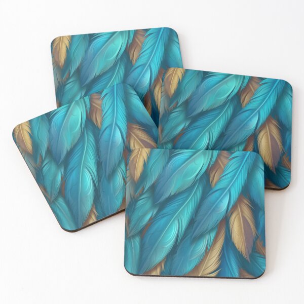 Item preview, vibrant colorful feather textured print designed and sold by dcrc.