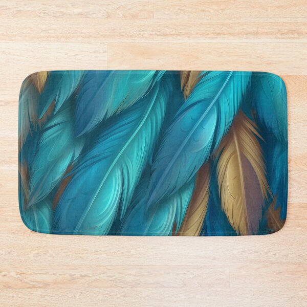 Item preview, vibrant colorful feather textured print designed and sold by dcrc.