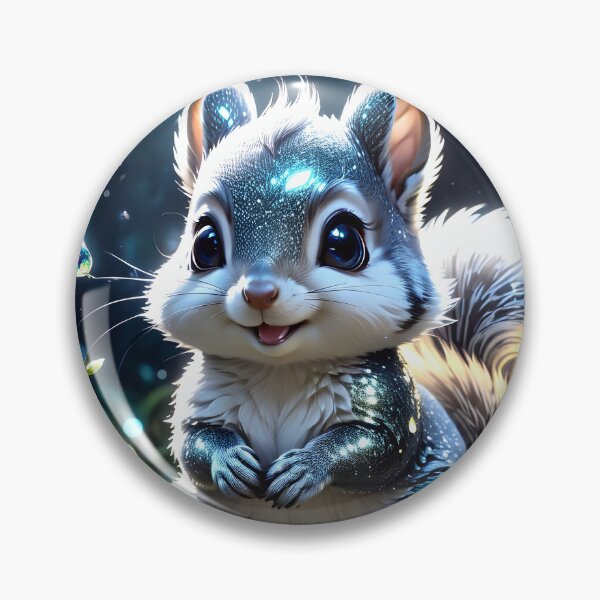 Artikelvorschau, Cute Baby Chibi Fantasy Squirrel entworfen und verkauft von TheArtOfPat.