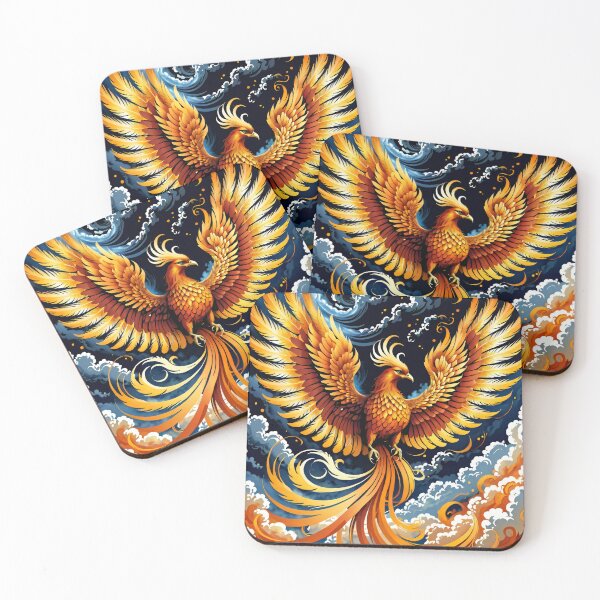 Item preview, Phoenix flying in the sky designed and sold by NerdscapeDC.