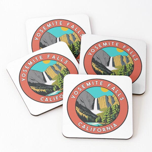 Item preview, Vintage Style Yosemite Falls Decal Design designed and sold by Decal Mania.