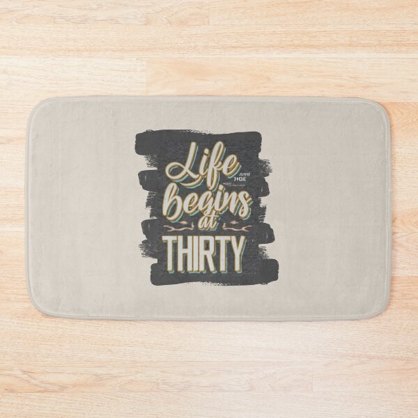 Item preview, Life begins at thirty designed and sold by Moris-shop.