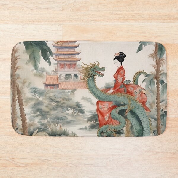 Item preview, Chinoiserie art, The dragon Den designed and sold by SophieClimaArt.
