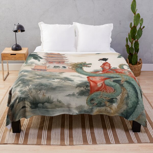 Item preview, Chinoiserie art, The dragon Den designed and sold by SophieClimaArt.