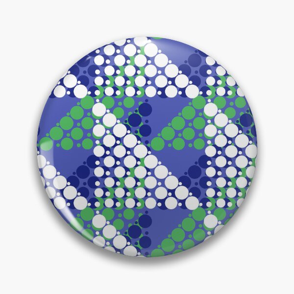 Item preview, Dot Pop Art Green Navy and White Seamless Pattern designed and sold by Sharon Schwalbe.