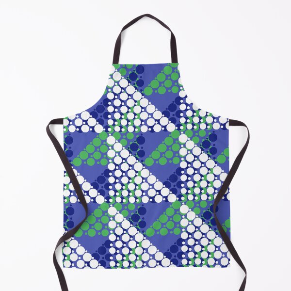 Item preview, Dot Pop Art Green Navy and White Seamless Pattern designed and sold by Sharon Schwalbe.